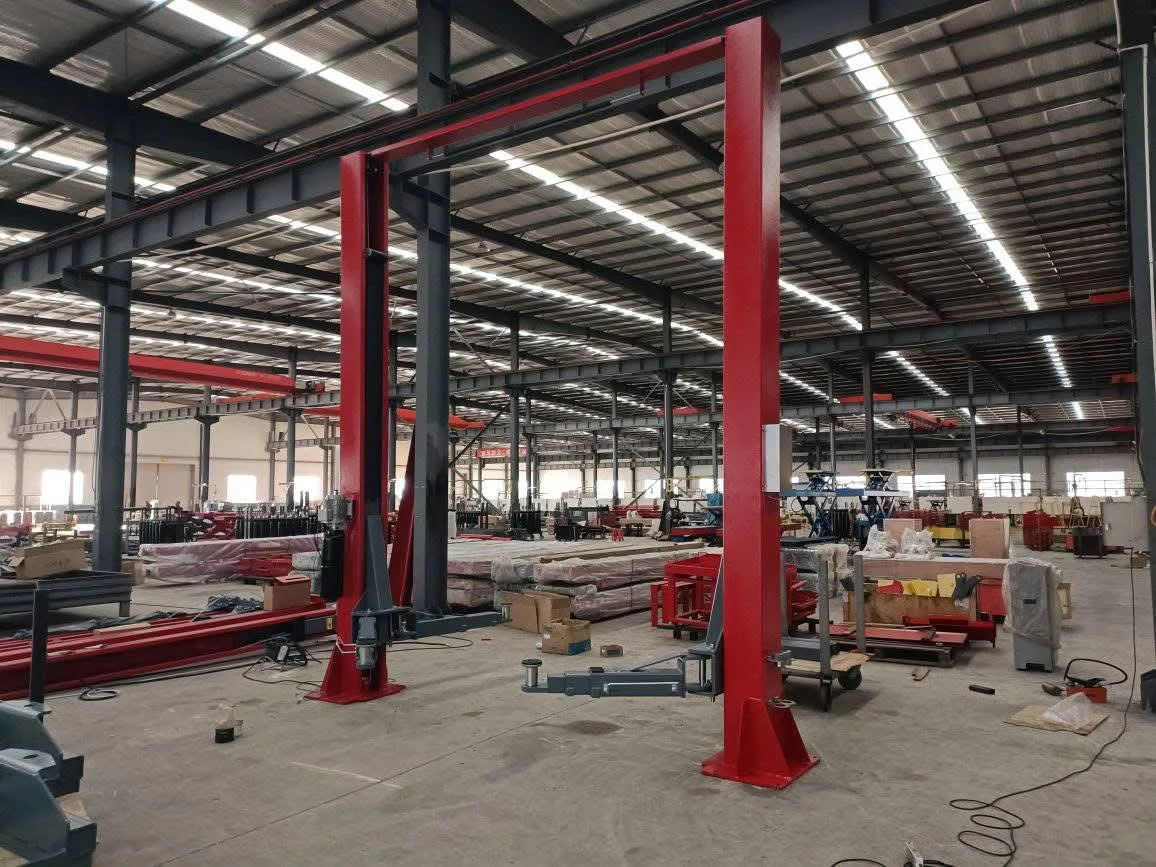 Tricar 5 Ton Capacity Automotive Hydraulic Lift for Vehicle Repair and Service Workshops 2 Post Car Lift 2 Post Car Lifter