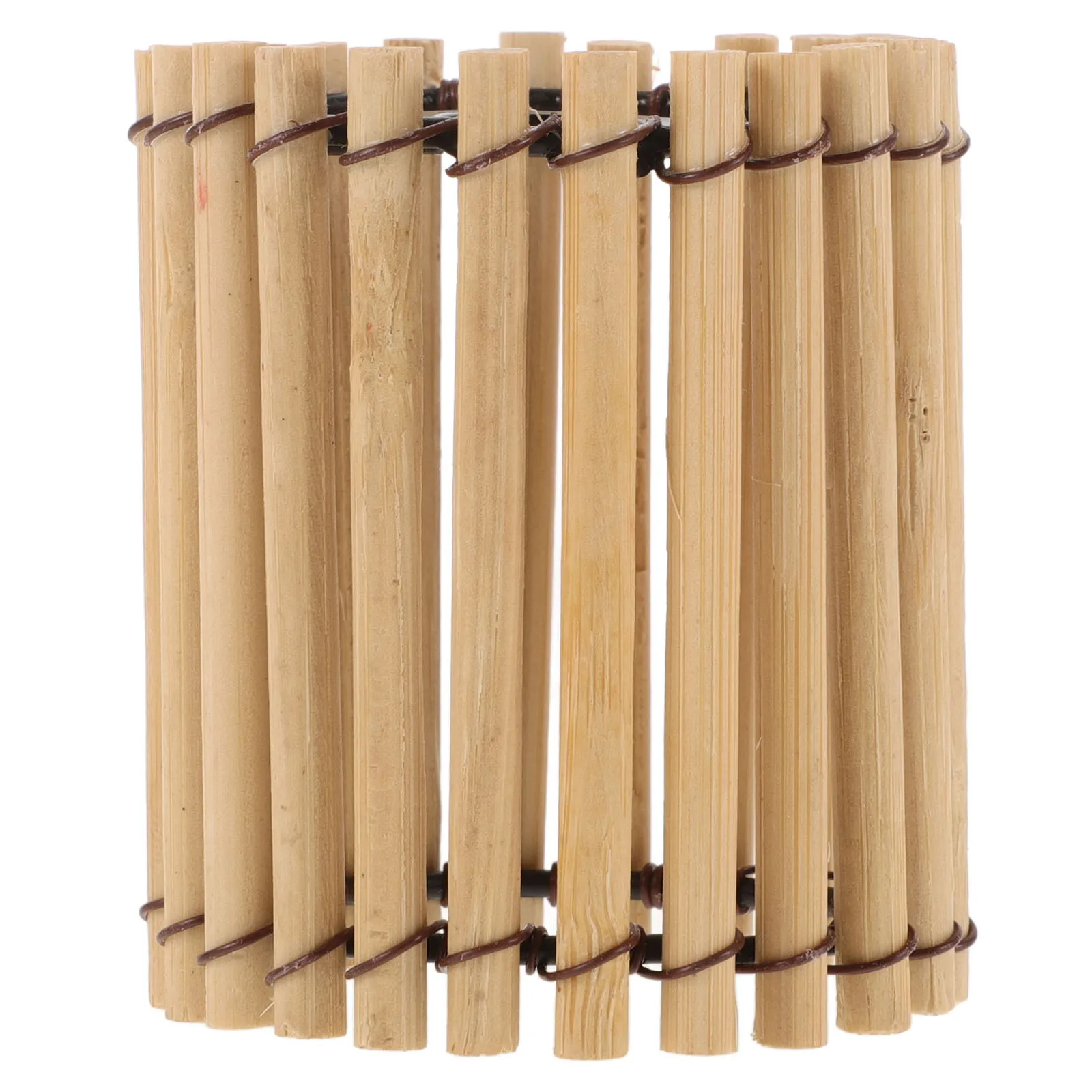 

Bamboo Lampshade Handwoven Decorative Shades Vintage Ceiling Light Cover Pendant Lampshades Bedroom Hanging Lamp Shade Bamboo