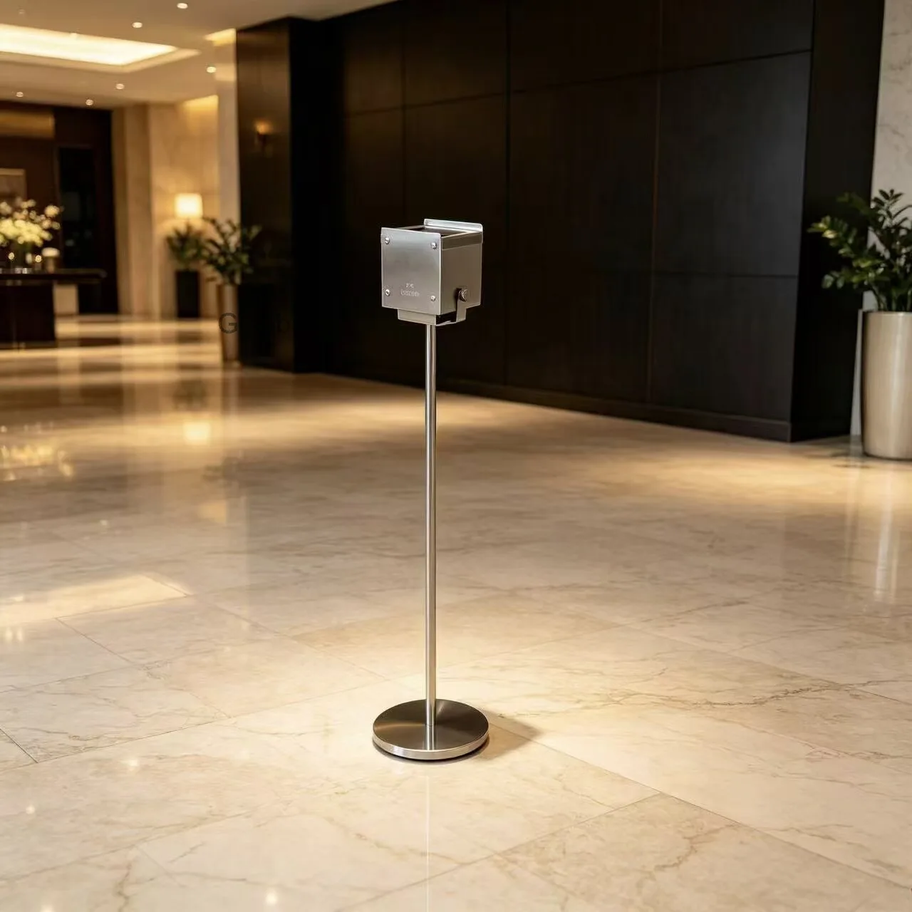 Floor-standing stainless steel ashtray, outdoor waterproof and fireproof, suitable for home, living room, hotel, and commercial