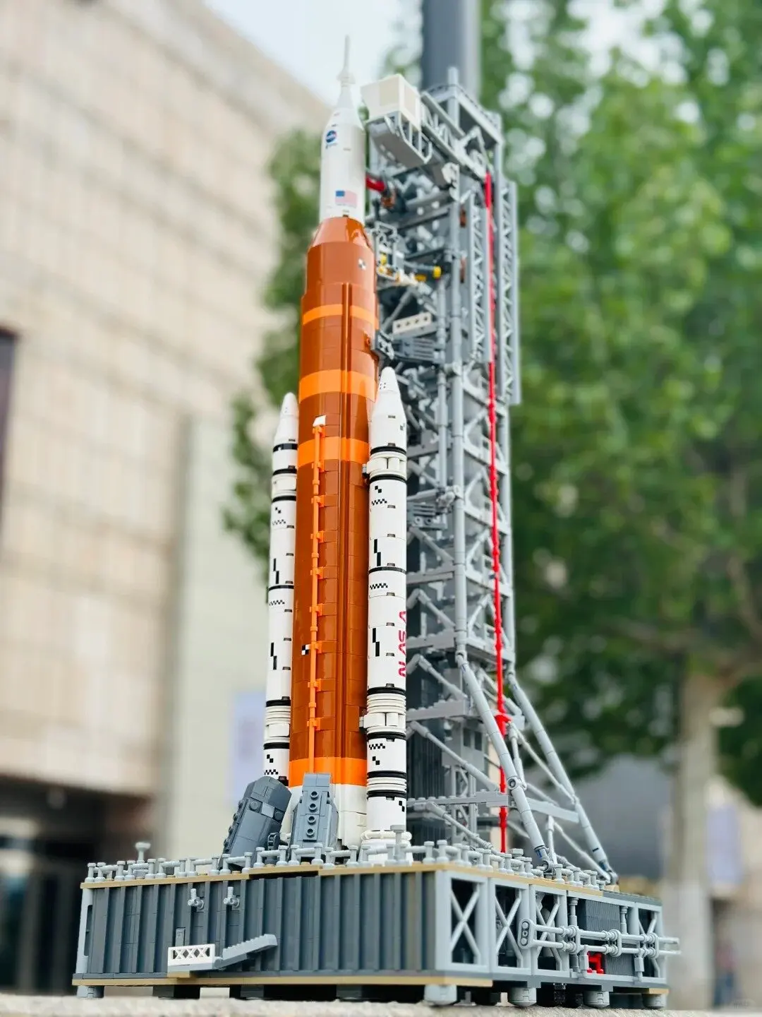 Rocket Space Launch System Building Blocks para crianças e adultos, Rocket Brinquedos, Tijolos aeroespaciais, Compatível 10341, Novo, Em estoque, 2024