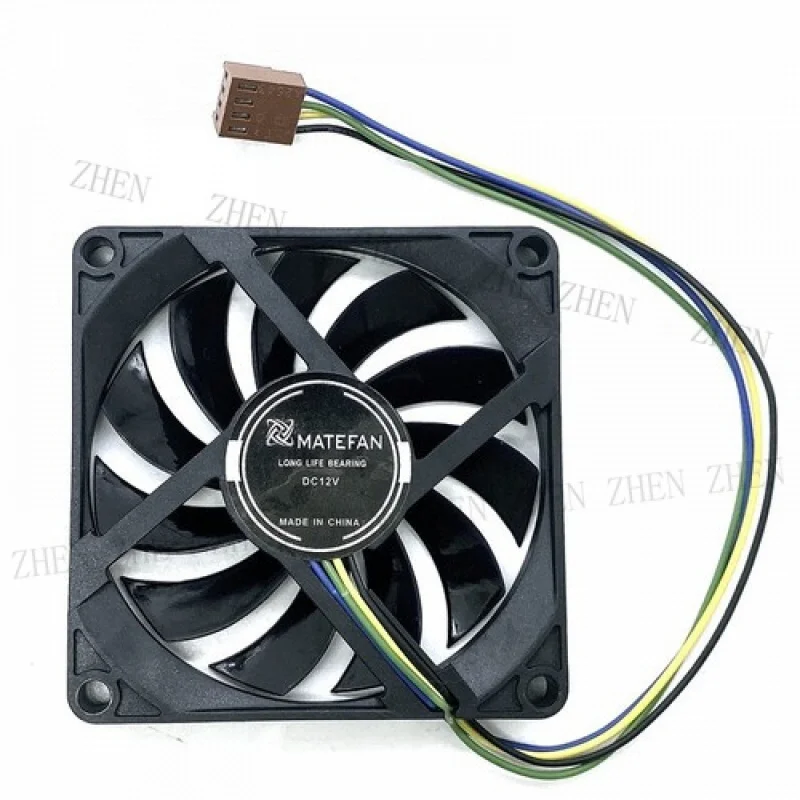 

Y Y 8010 80 мм 8 см бесшумный бесшумный вентилятор ШИМ-шарик ультратонкий 4-контактный компьютер с контролем скорости