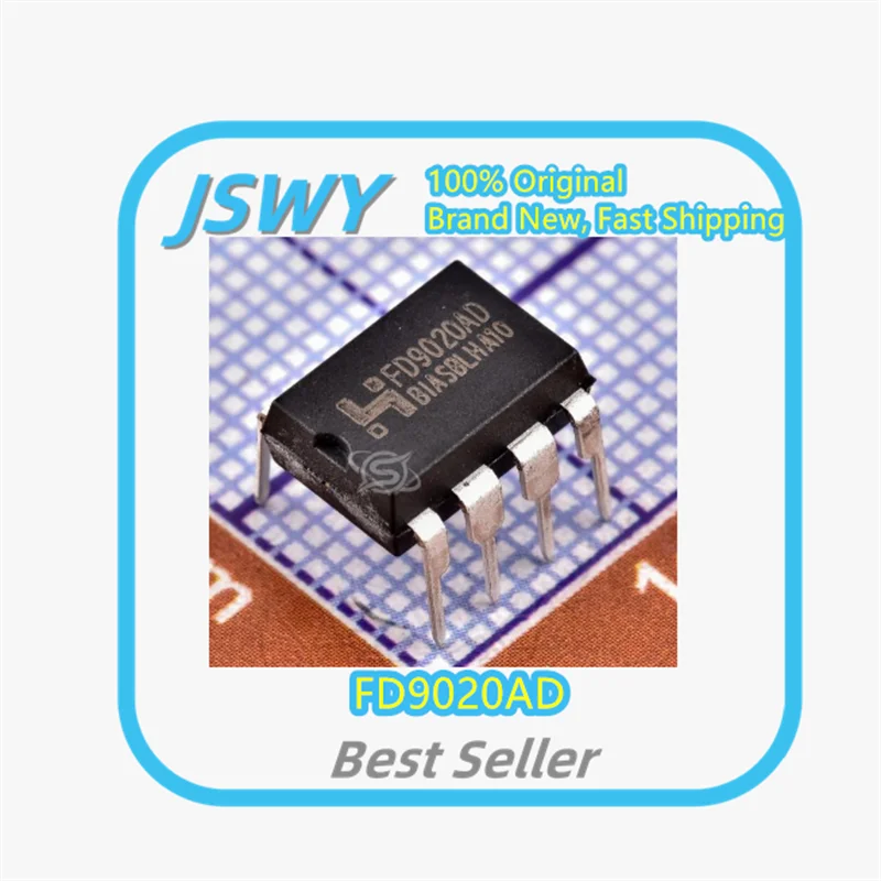 

(10/50 pieces) FD9020D DIP-7 Through-hole Power Management Chip IC, Original and Genuine Product