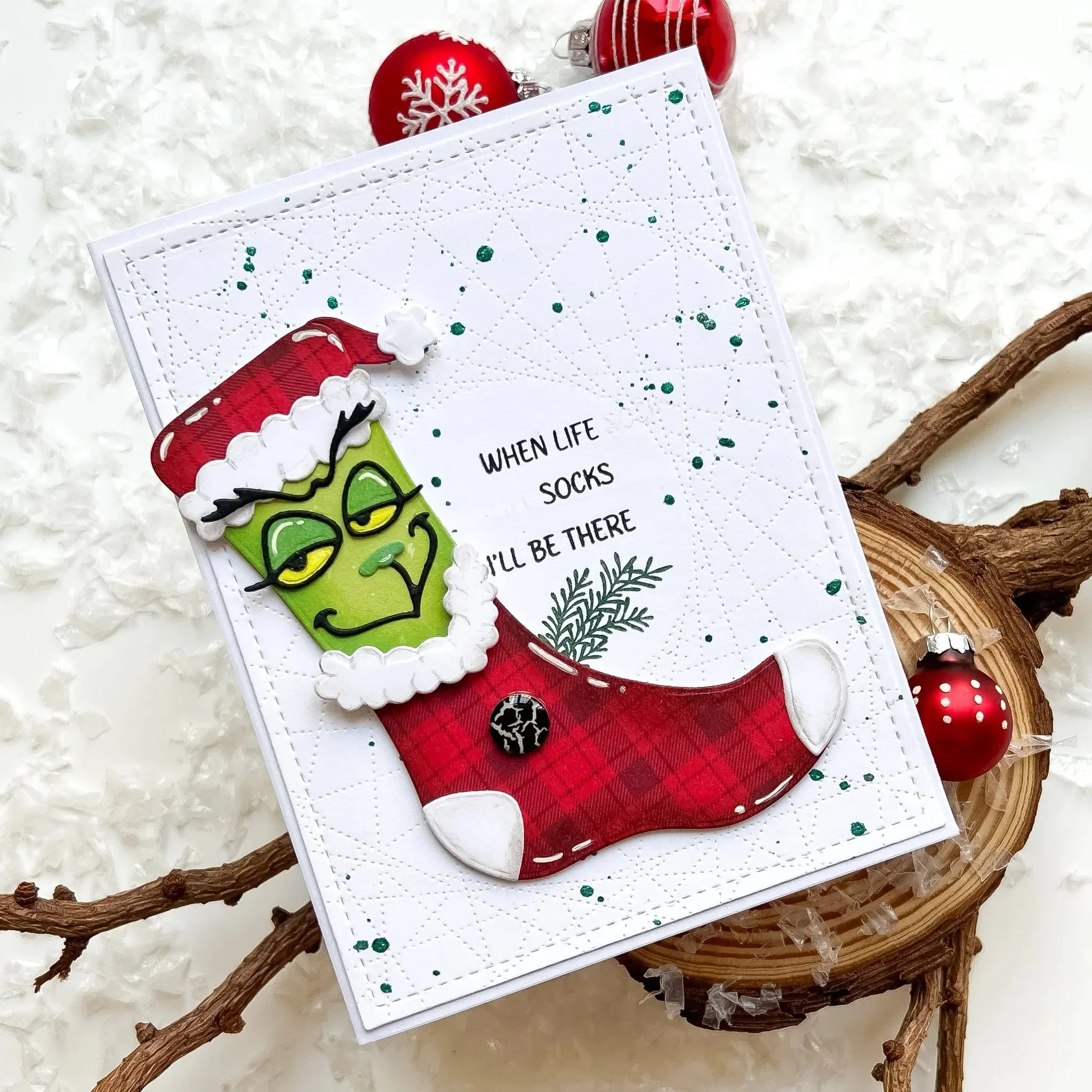 أنا أحب التعليق معك قوالب القطع المعدنية DIY بها بنفسك خردة الحجز الحرف يموت قطع الإستنسل صانع ألبوم صور قالب اليدوية #3