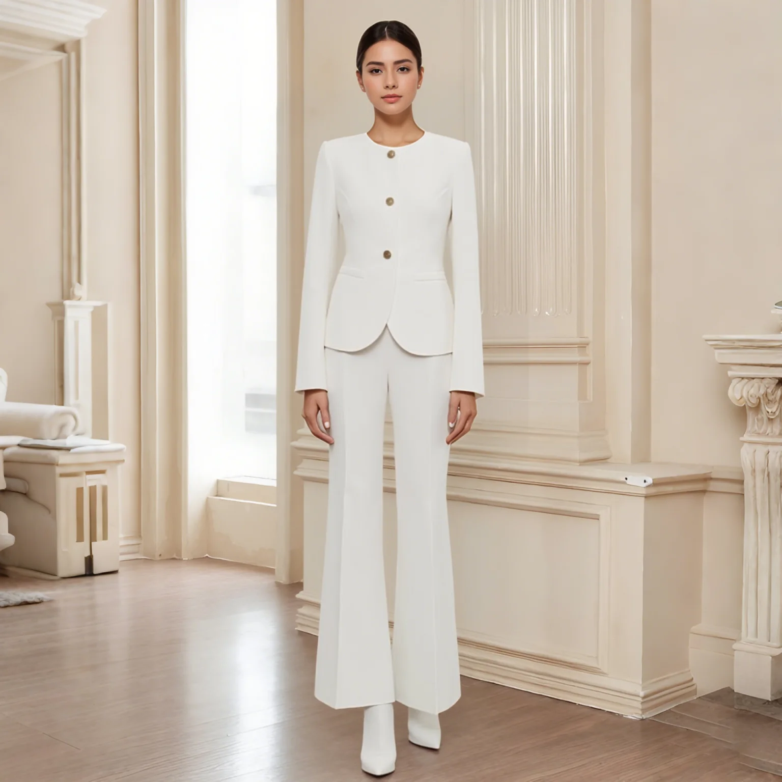 Elegant Women's Formal Dresses Suit Pants Suits Gowns Single-Breasted Jacket Coat And Pants For Female 2 Pieces Suit Customized