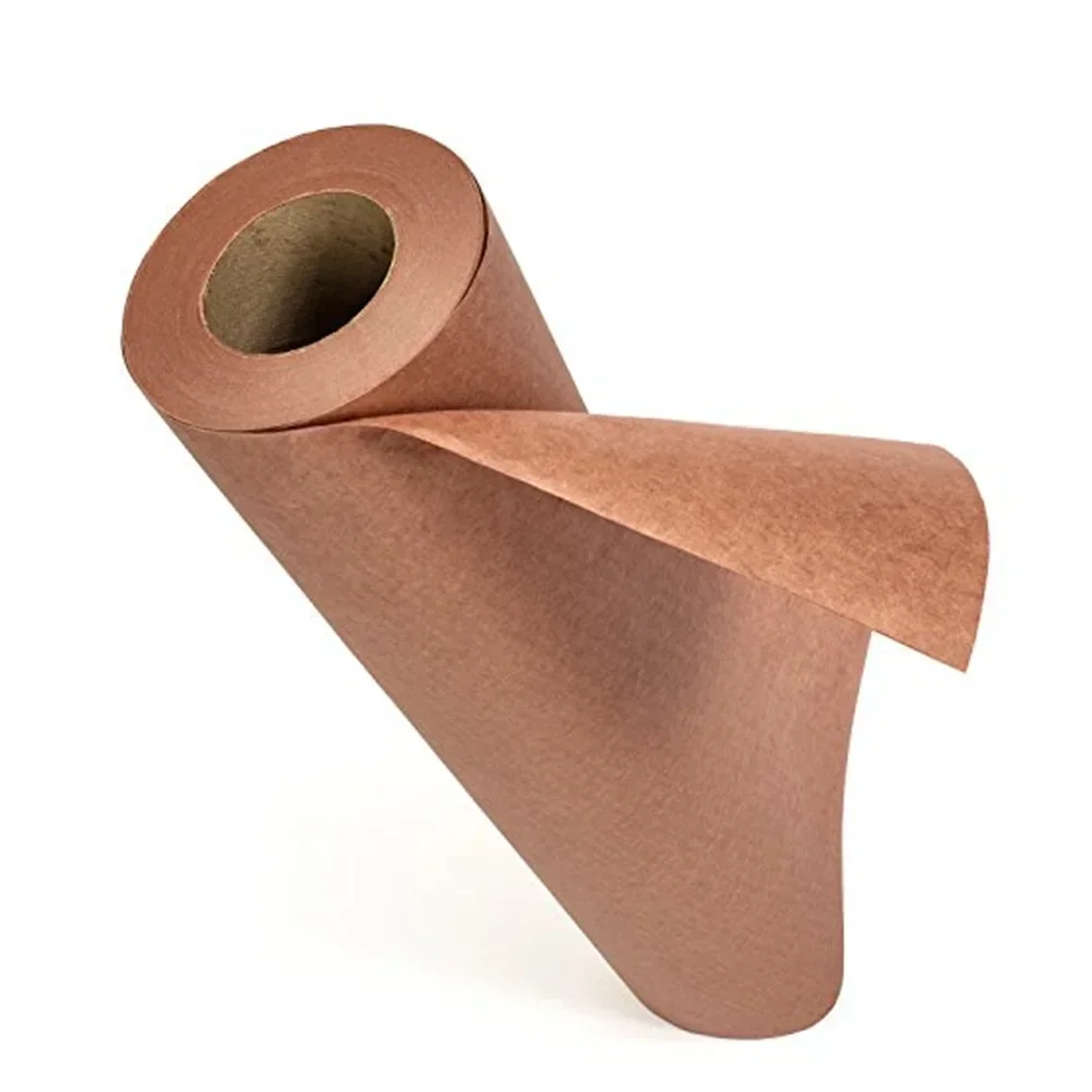 Practical For Grilling Butcher Paper Roll Roll 1pcs BBQ Kraft Paper Grilling Meat Pink Butcher Paper Roll Wood Pulp