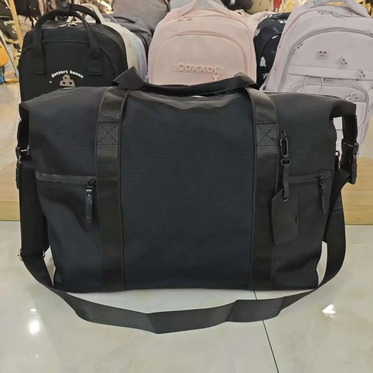 

New Large Capaci Men's Travel oulder Bag Crossbody Wet And Dry Separation Lage Fitn Bag Waterproof Ox Cloth Tra...