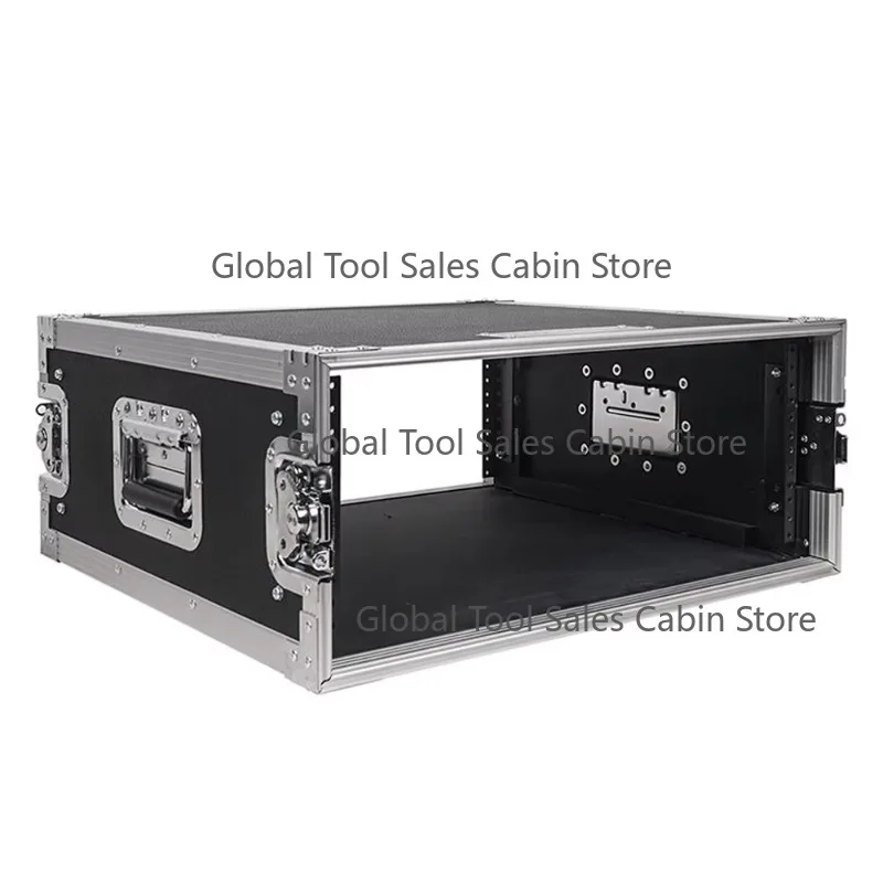 3U Amplifier Box Single-layer Standard Aviation Cabinet 6U Audio Equipment Aluminum Alloy without Wheel for Rack