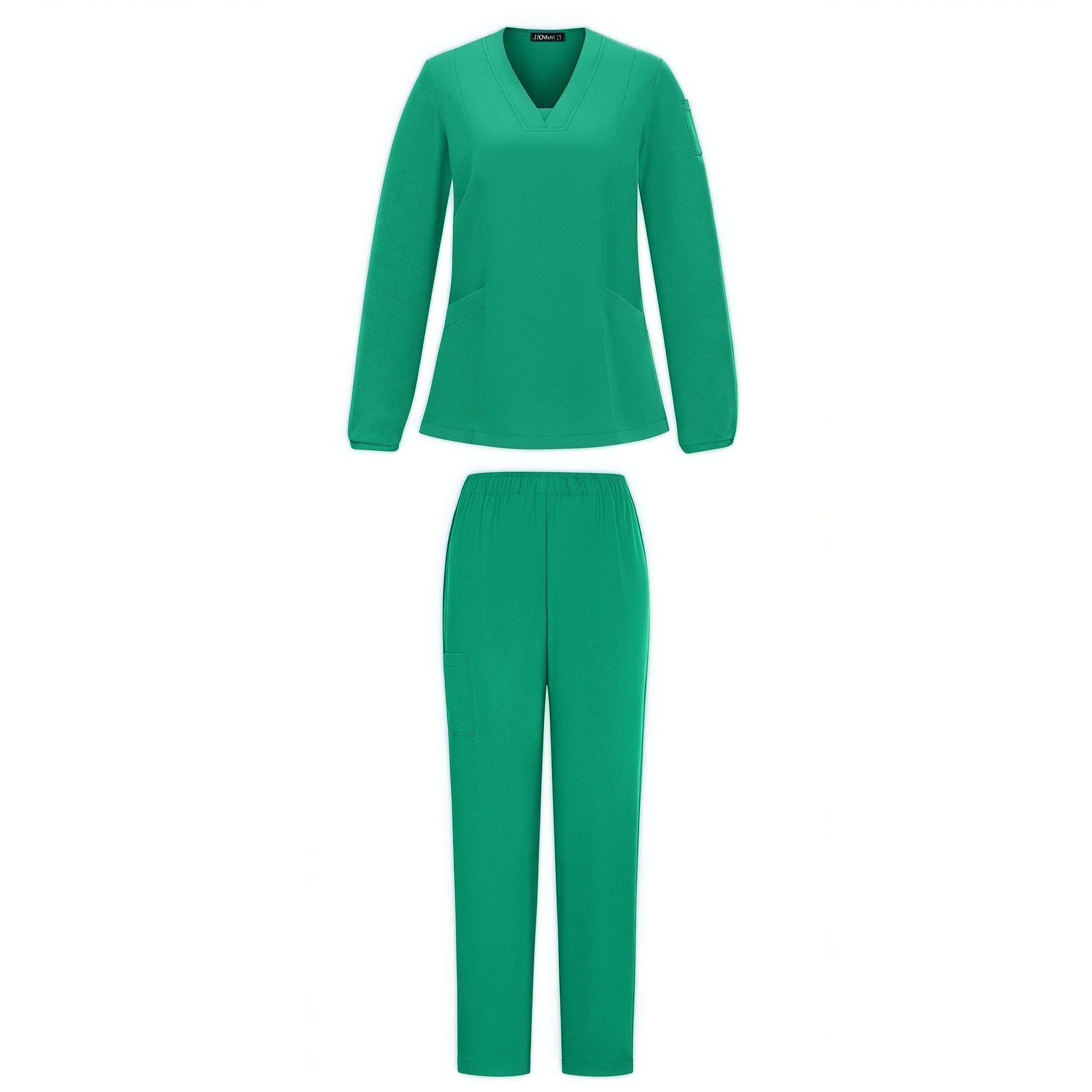 Uniformes d'hôpital à manches longues pour femmes, gIslande médical, chemisiers médicaux, infirmière à la mode, génératrices trempées, gIslande, vente en gros