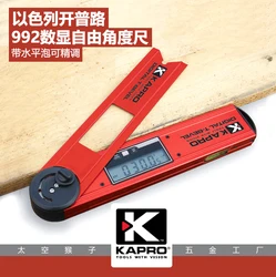 Kapro Electronic Goniometer Digital Bevel Spirit Level High Precision Angle Measurer Protractor Inclinometer Bubble Angle Ruler