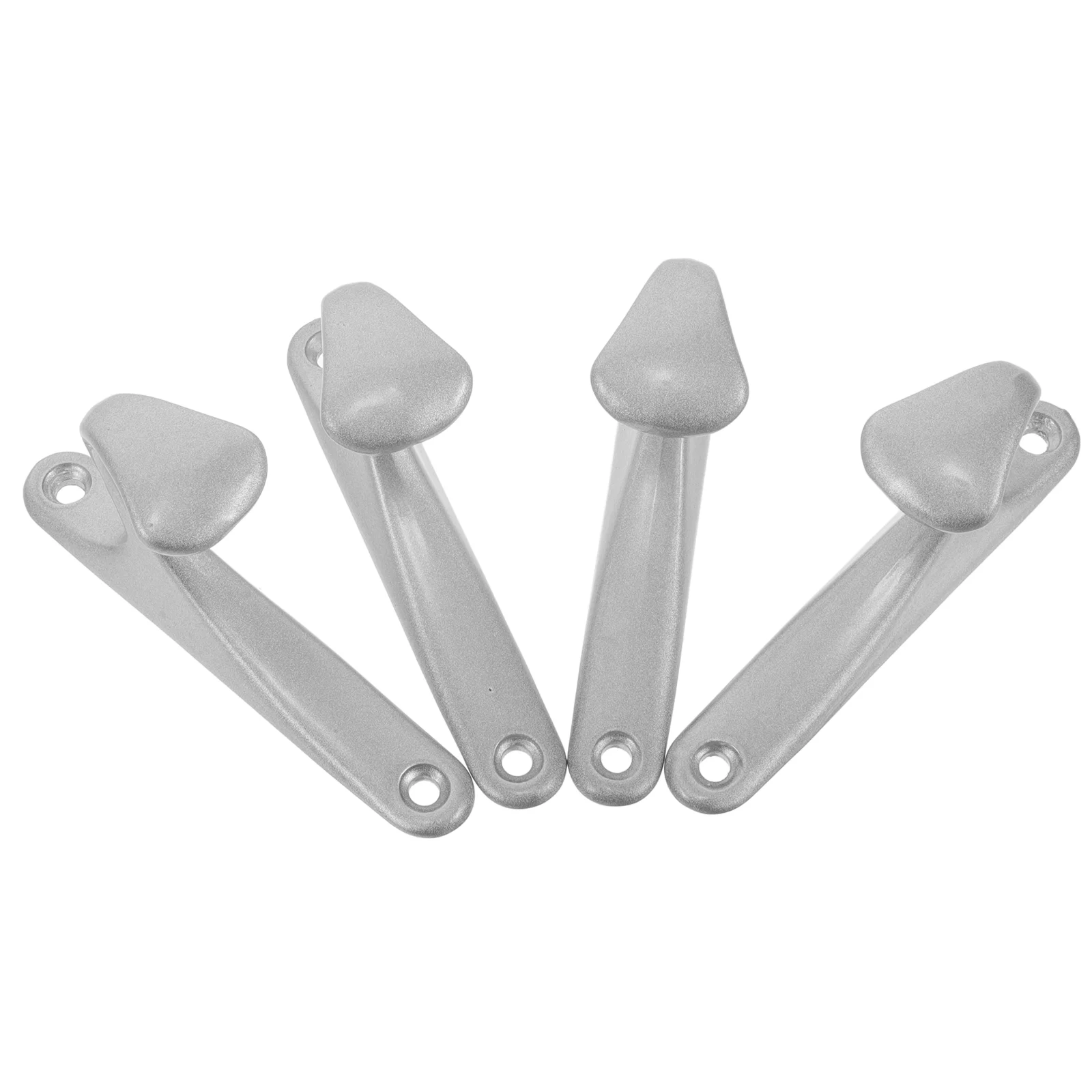 

4 Pcs Clothes Hook Door Hooks Closet Wall Mount Metal Sleek Design Zinc Alloy Stylish Coat Hangers Hat