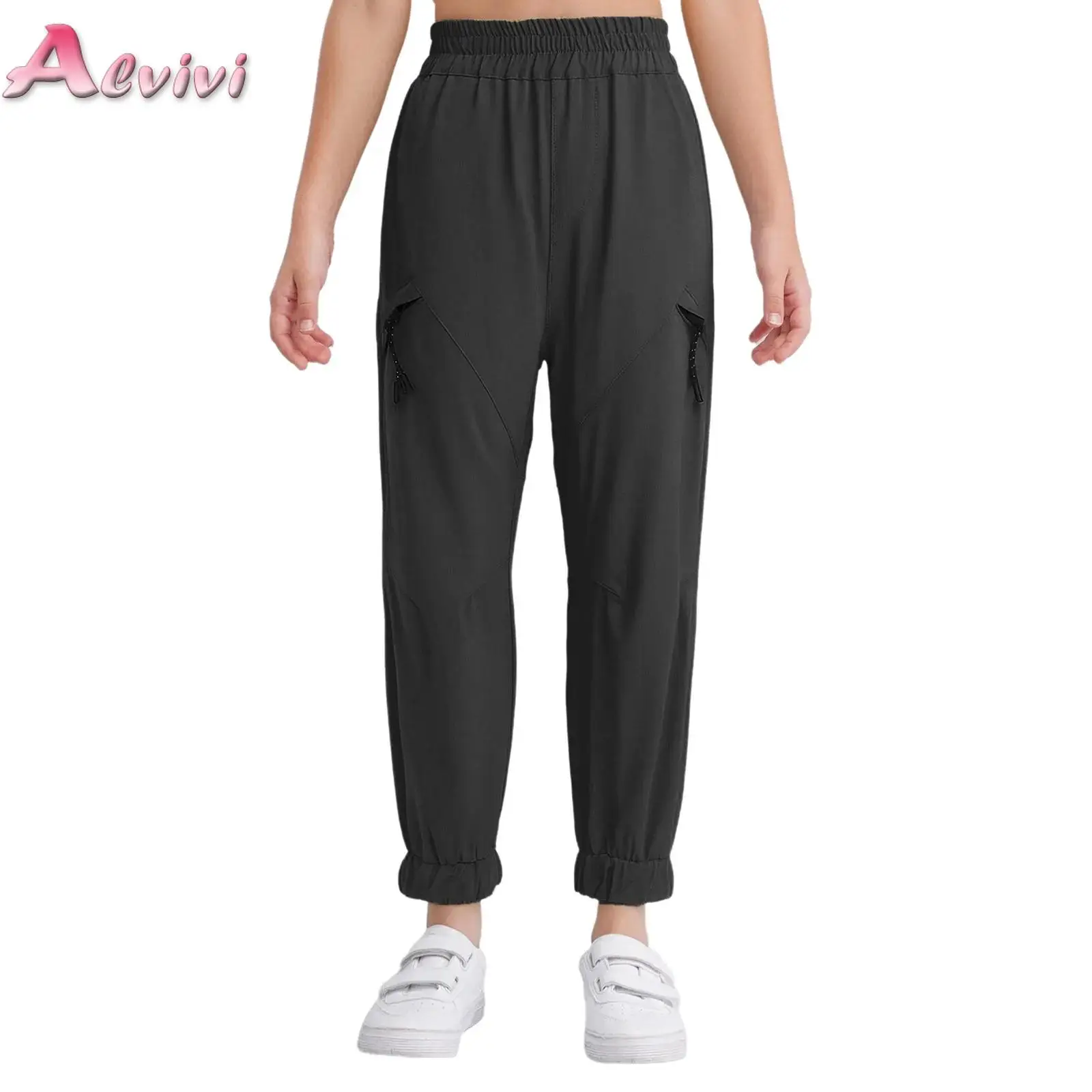 

Summer Autumn Boys Fashion Handsome Cargo Pants Children's Letter Sports Trousers Teenagers Casual Thin Sweatpants 2-12 Years