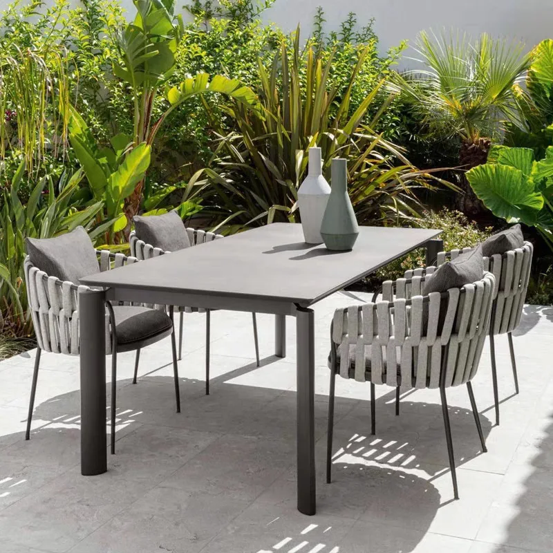 

Outdoor sofa table and chair combination leisure courtyard terrace rattan chair leisure outdoor creative designer rattan