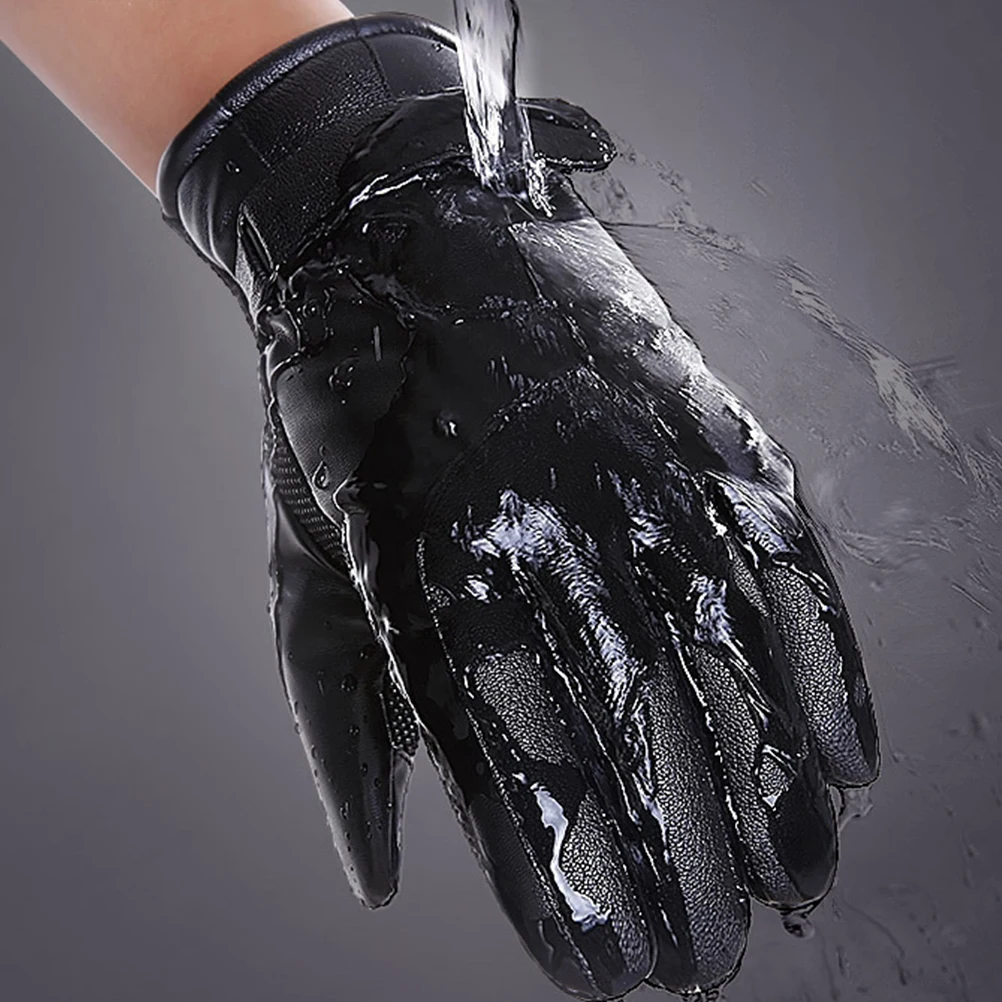 

Anti-Slip Cycling Gloves Thickened Waterproof Windproof Breathable Full Finger Touchscreen Outdoor Sports Gloves For