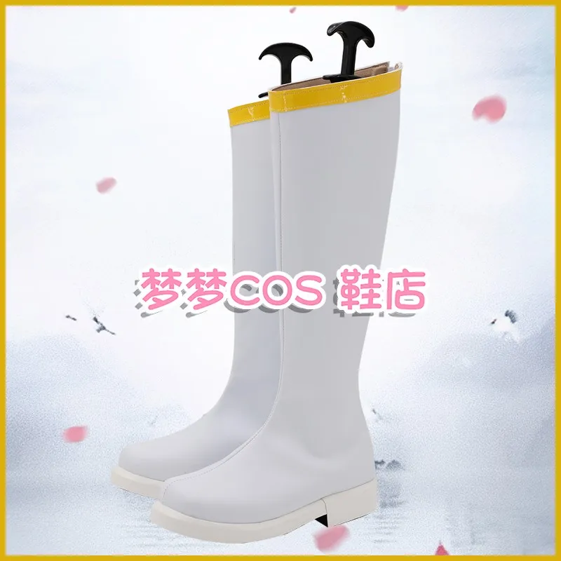 ¡Bienvenido a la escuela Demoníaca! Iruma-kun Asmodeus Alice Cosplay zapatos botas Anime Halloween carnaval hombres Alice botas blancas