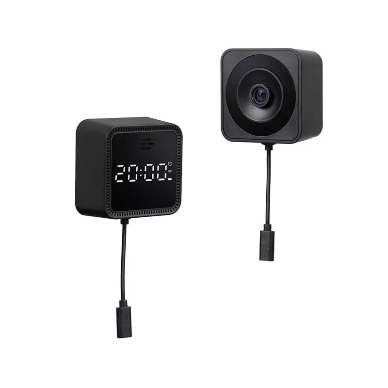 L73A 2026-Tuya Smart Window Camera Indoor 5G Wifi Security Camera Ai Detection Night Vision With Time Display 24/7 Recording