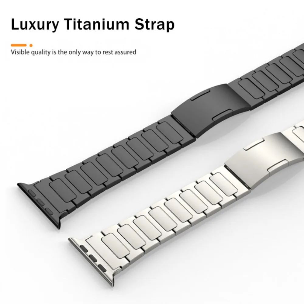 Titanium Strap for Apple Watch Band 46mm 44mm 45mm 42mm 38 40 41mm Bracelet for iWatch Series 10 9 8 7 6 5 SE2 Ultra 2 49mm Band