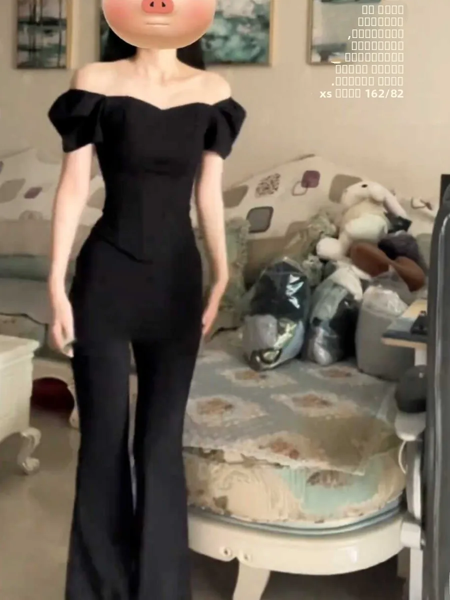 Bla-oulder ort-Sve Wyszczuplający Top Damski Fibone w Stylu Koreańskim, Idealny na Dojazdy do Pracy, Modny, Letni, Casualowy