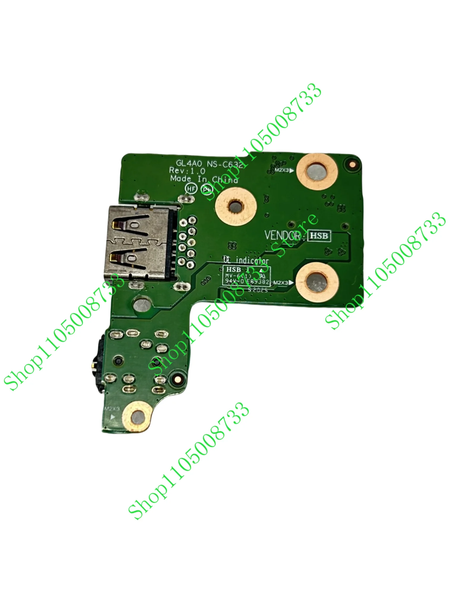 

DB Suitable NS-C632 5C50S73043 USB Port Board USB Audio IO Board For Lenovo Thinkpad L14 Gen1 Gen2 Audio Board