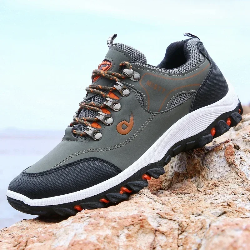 

New Outdoor Casual Sneakers Comfortable Lightweight Flats Large Sized 48 Walking Sneakers Men Hiking Shoes