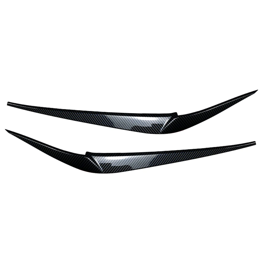 2Pcs/Pair Car Headlight Eyebrow Eyelid Cover Decoration Trim For BMW X3 X4 G01 G02 2018 2019 2020 2021 ABS Plastic