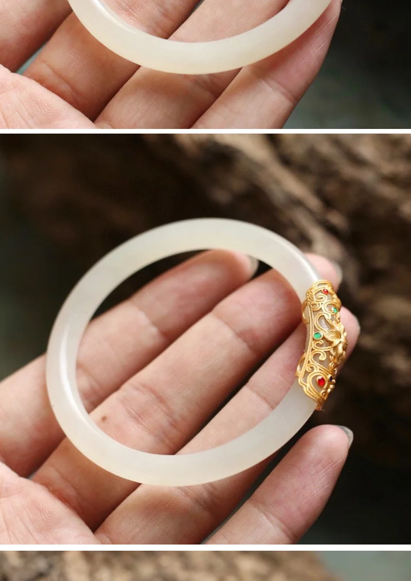 中国古美術 時代物 三色 翡翠 手工バングル 一対 ワイド 手工細彫 装身具 2025年最新】翡翠 中国 バングルの人気アイテム - メルカリ