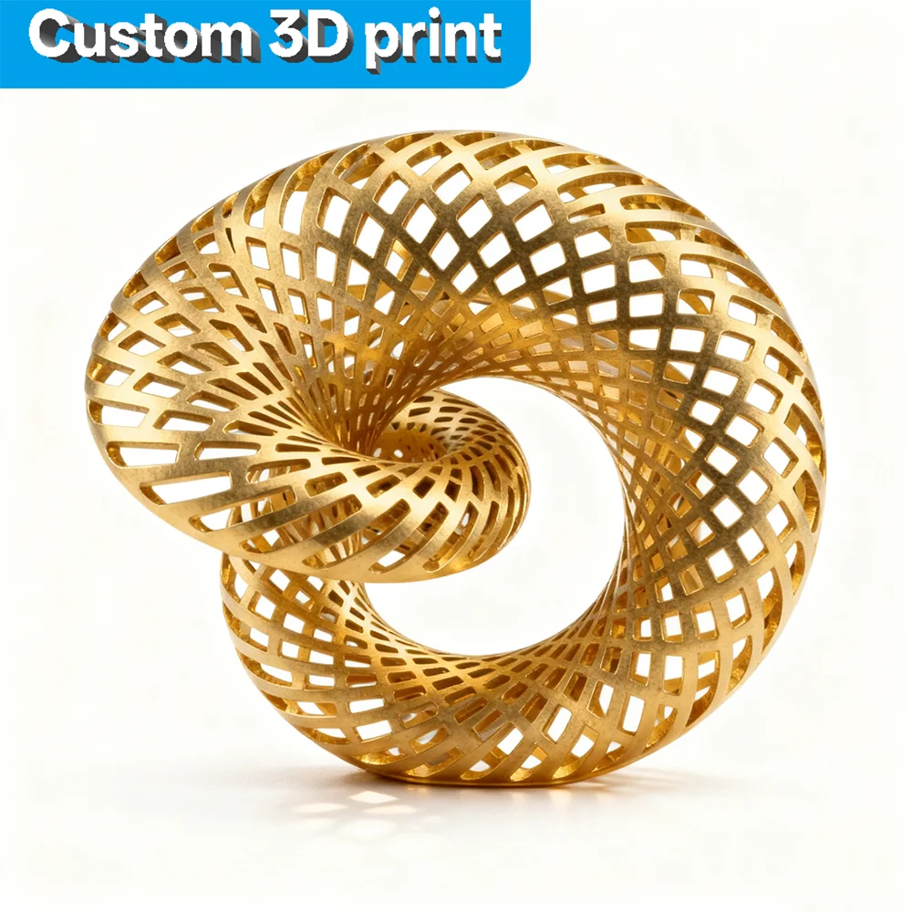 Custom Metal 3D Printing Services SLM Rapid Prototyping Parts Titanium, Aluminum, Stainless Steel CNC Turning Fixtures Machining