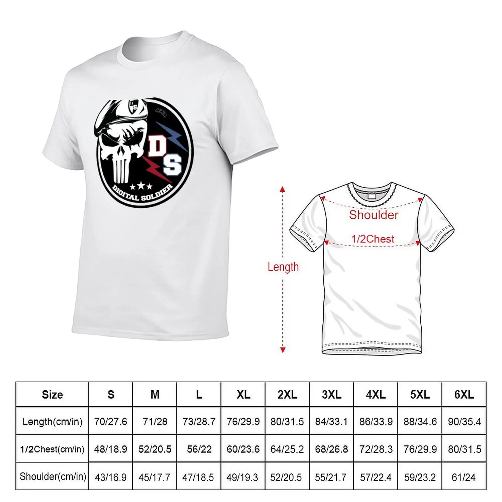 / DS GXS #3 SOLDIER - DIGITAL - T-Shirt Big and Tall Short Sleeve Tee
