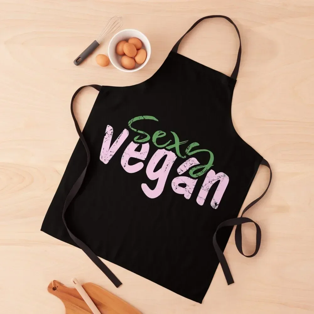 

sexy vegan Apron kitchen girl Chef jacket men For Cooking Apron