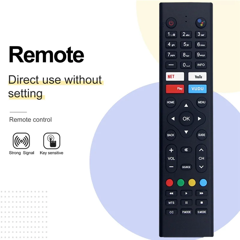 ABKQ-для JVC Sceptre KT1946-HG Сменный комплект голосового дистанционного управления для модели телевизора KT1946-HG