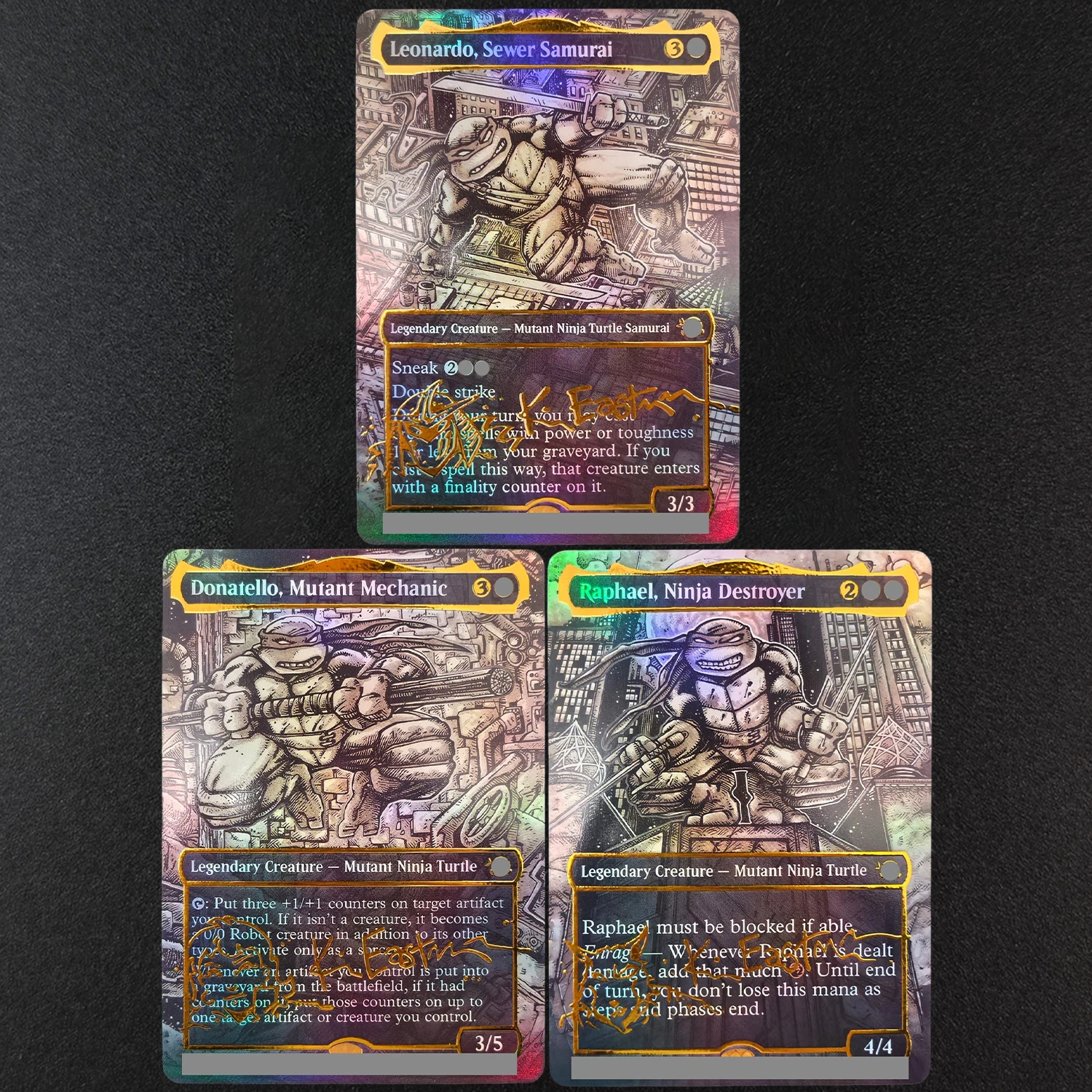 TMT TCG Proxy Magical Cards English 301 302 303 Self Made Collection Card Toy