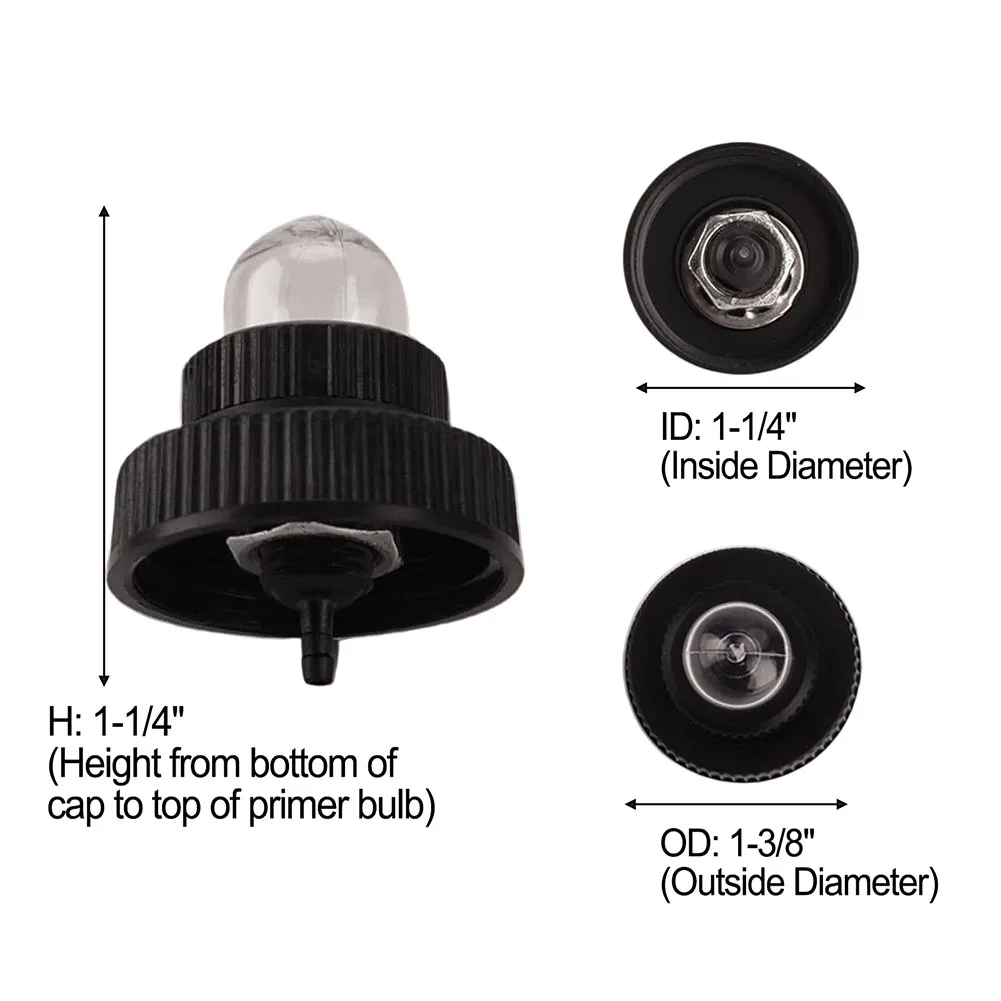 

For Homelite XL Chainsaw Fuel Gas Cover with Replaceable For Primer Bulb Compatible with Super 2 180 192 200 for Secure Fit