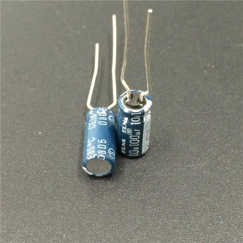 10pcs 100uF 10V Japan ELNA RE2 Series 5x11mm 10V100uF Audio capacitor HiFi DIY