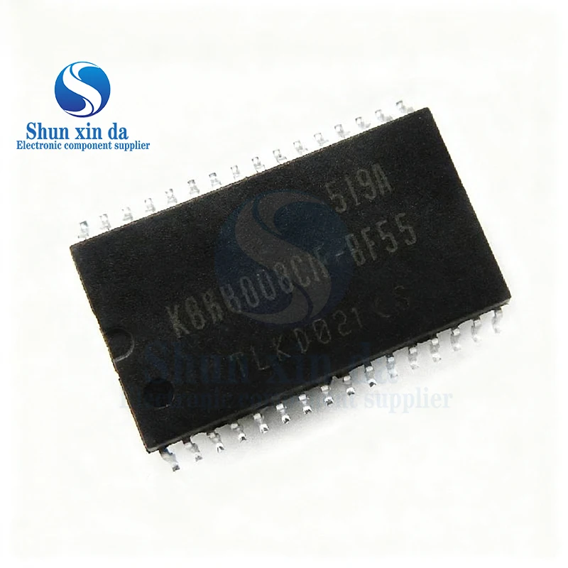 10pcs/lot K6X4008C1F-BF55 TSOP32 K6X4008C1F BF55 TSOP-32 Memory  512Kx8 bit Low  full CMOS Static RAM In Stock IC Chipset