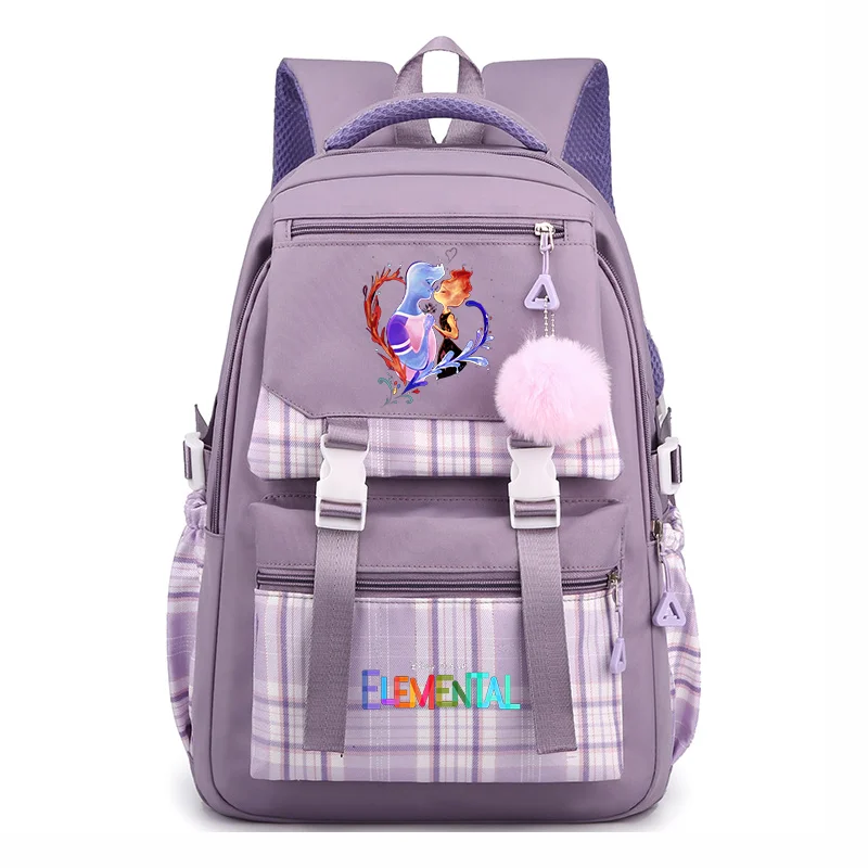 

Disney Elemental Women's Backpack Boys Girls Bookbag Bag Student Teenager Children Knapsack Schoolbag Rucksack Mochila