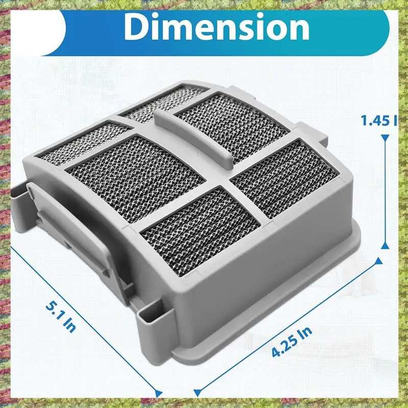 مرشحات ABKB للمكانس Bissell Surfacesense 3418 3415 Multiclean 3402 3774F 3409 3774 3774G 3775 Powerlifte تستقيم المكانس