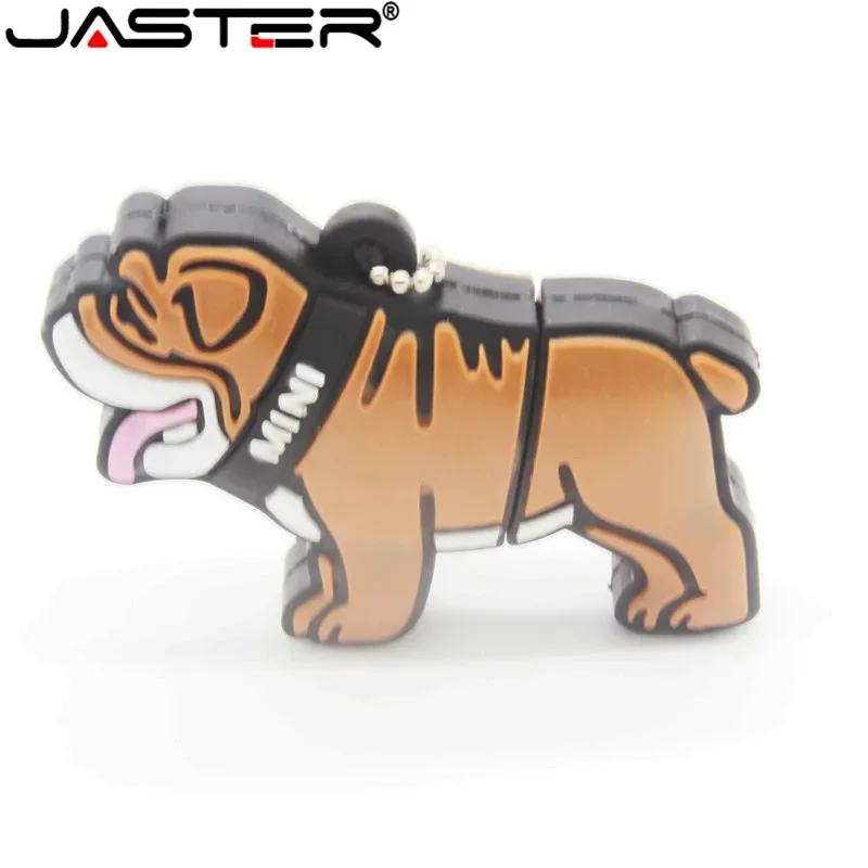 JASTER Lovely mini Bulldog USB Flash Drive cute animal cartoon USB 2.0 4gb/8gb/16gb/32gb/64gb Real capacity USB memory stick