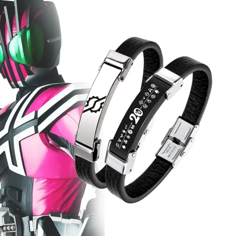 Masked Rider peripheral 01 bracelet build decade Time King anime peripheral fashion titanium steel bracelet handpiece