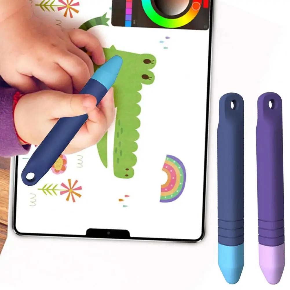 Accurate Stylus Pen Anti rolling Kids Stylus Pen with Tethers for Ipad Air Mini Pro Universal Capacitive for Smooth