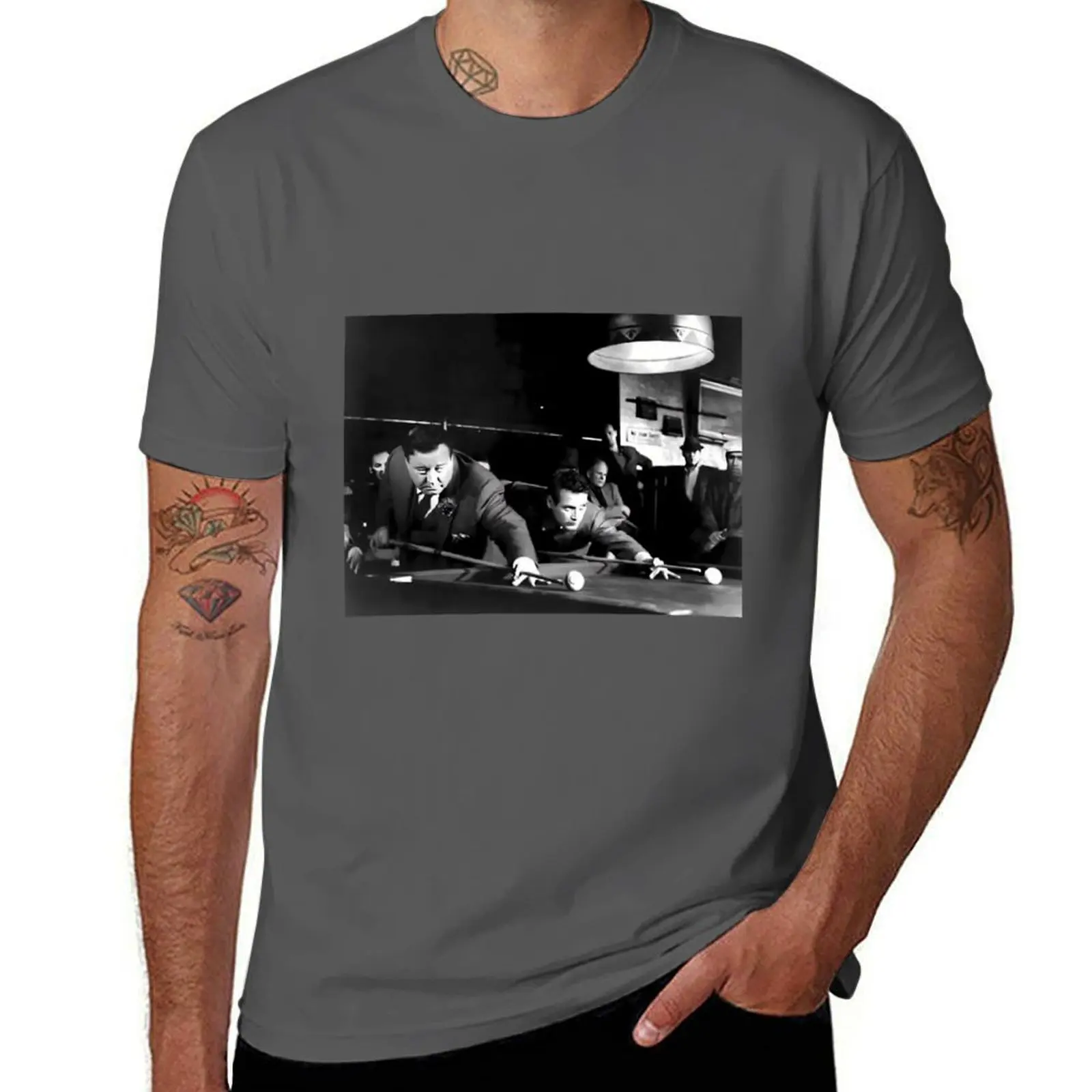 

jackie gleason and paul newman \t T-Shirt Basic All Season Solid T-Shirt