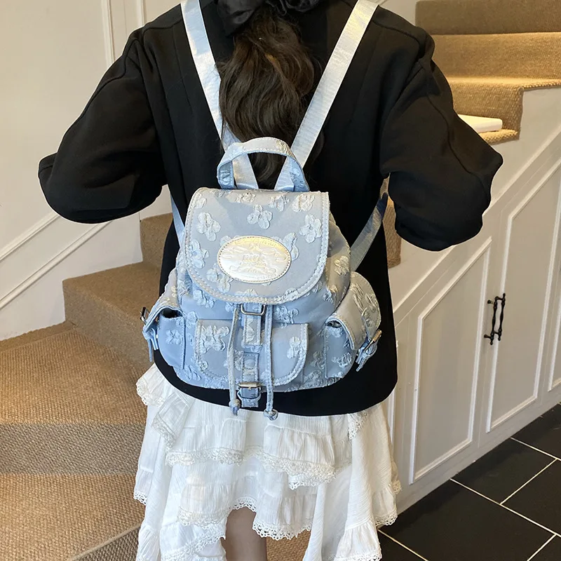 Ransel Anak Retro Bergaris untuk Anak Laki-laki Ransel Lucu Ransel Kartun Modis Kasual Tas Sekolah Tas Kelas untuk Anak Perempuan Рюкзак Sac