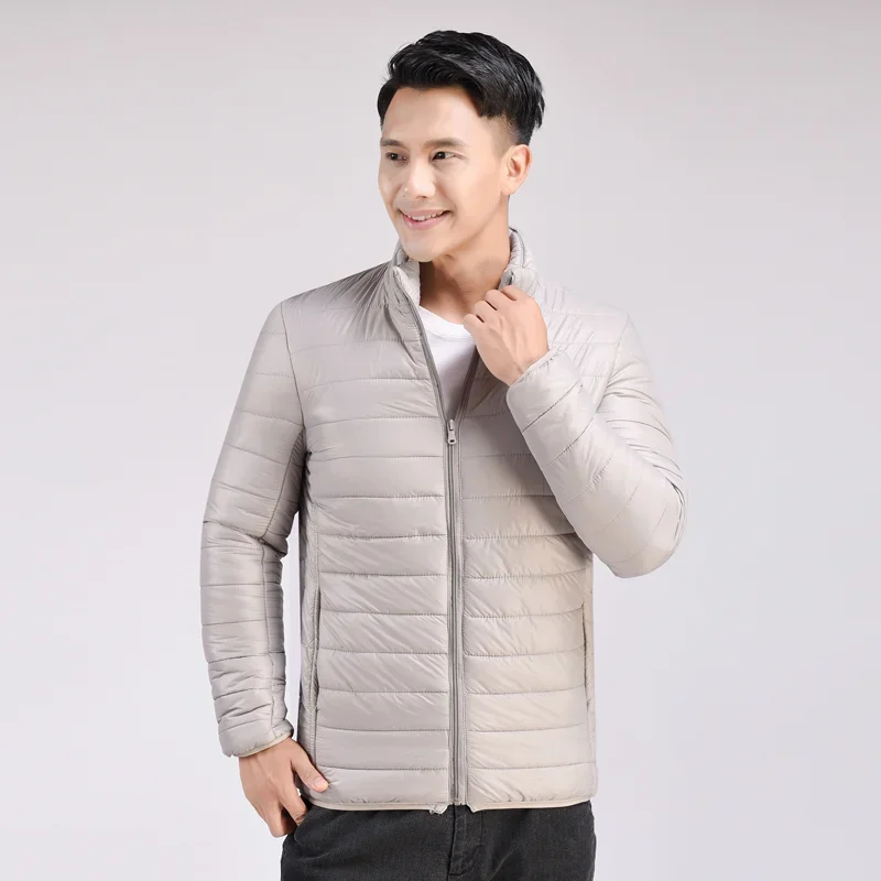 Winter New Men\'s Warm Long Sleeve Cotton-padded Jacket Comfortable and Leisure Slim  Men\'s Coat