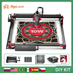 AlgoLaser Offline Connection Laser Engraver Cutter For Bigginner12000mm/Min 10W DIY Woodworking Laser Engraving Cutting Machine