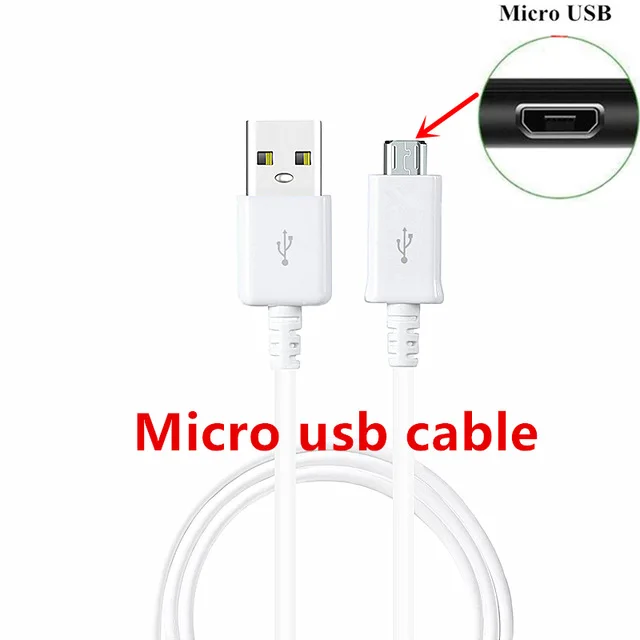 For s3 s4 J3 2016 J5 J7 2017 J6 A6 A7 2018 Redmi 5a 6 Note 5 pro Micro usb cable EU US Plug USB Charger Android Adapter