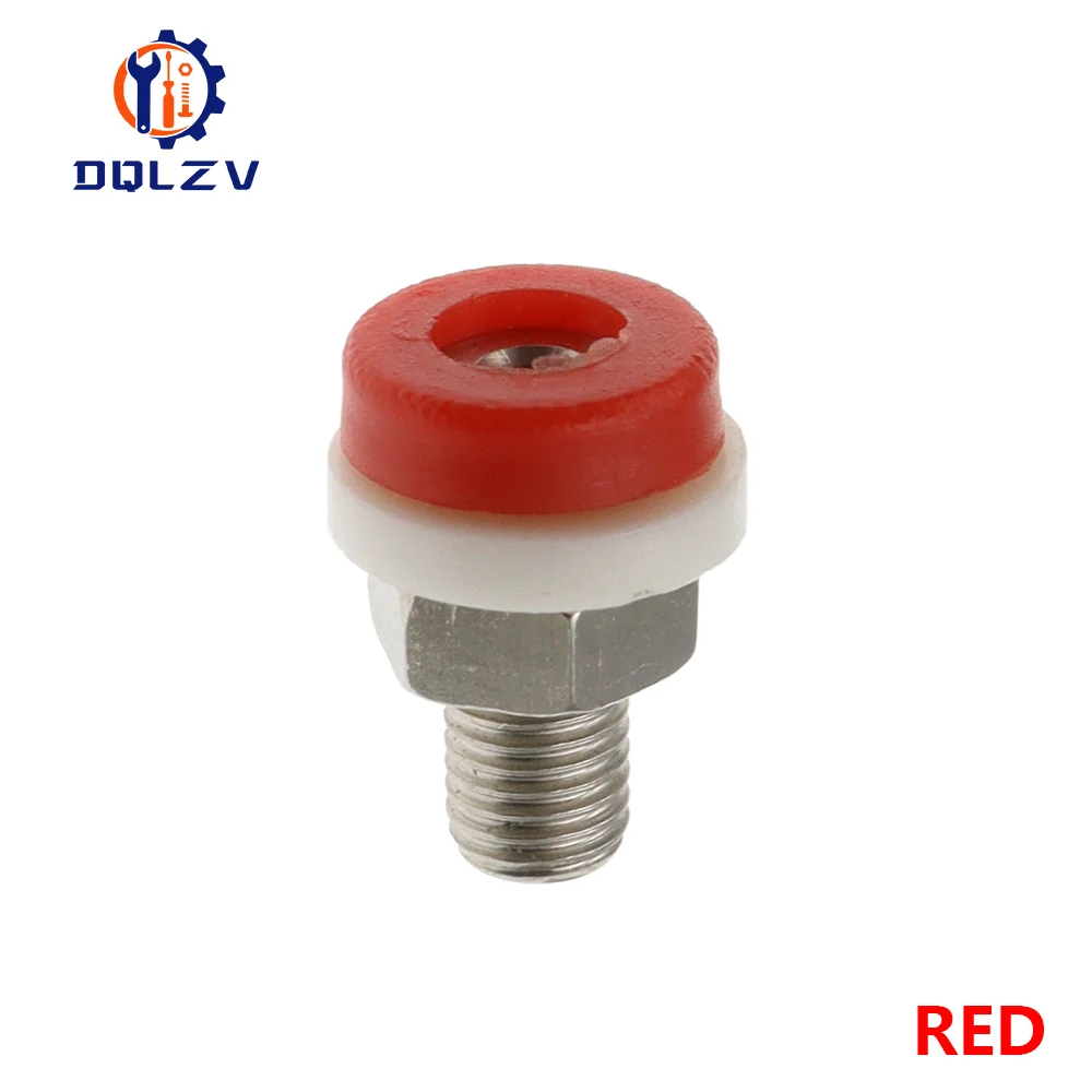 Messing 2 mm Bananenbuchse für Bananenstecker, Teststecker, isolierte Buchse, kleiner Anschluss, reines Kupfer, Rot, Schwarz, Blau