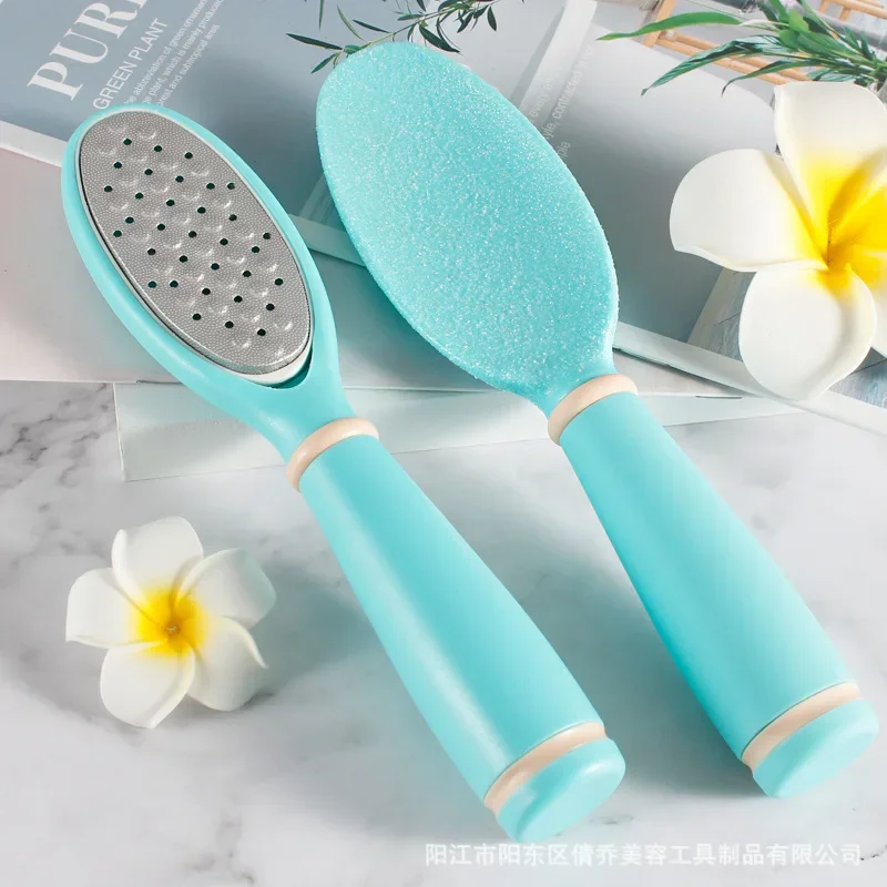 4pc/Set Stainless Steel Foot Plate File Golden Steel Sand Foot Board Set Household Foot Grinder Dead Skin Removal Tools