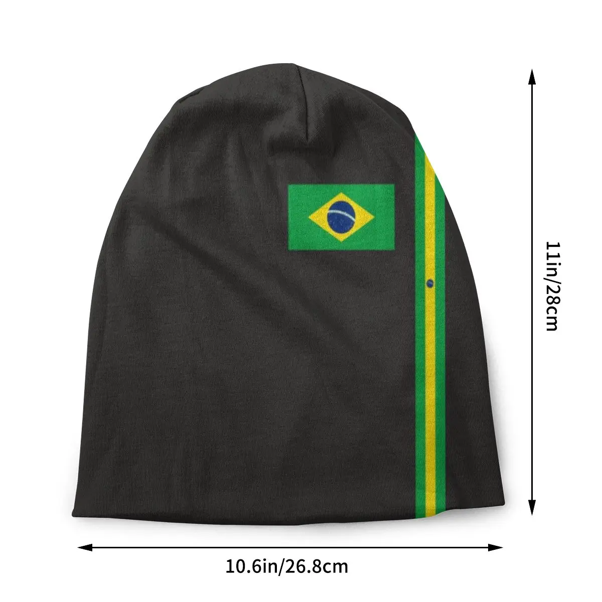 Brazil Flag Bonnet Hat Beanie Knitting Hats Men Women Hip Hop Unisex Brazilian National Emblem Winter Warm Skullies Beanies Caps