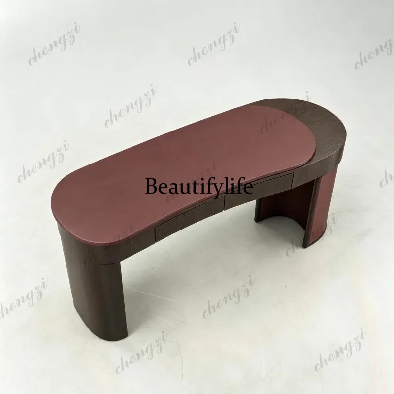 D178 Medieval style solid wood desk computer desk designer high-end writing desk