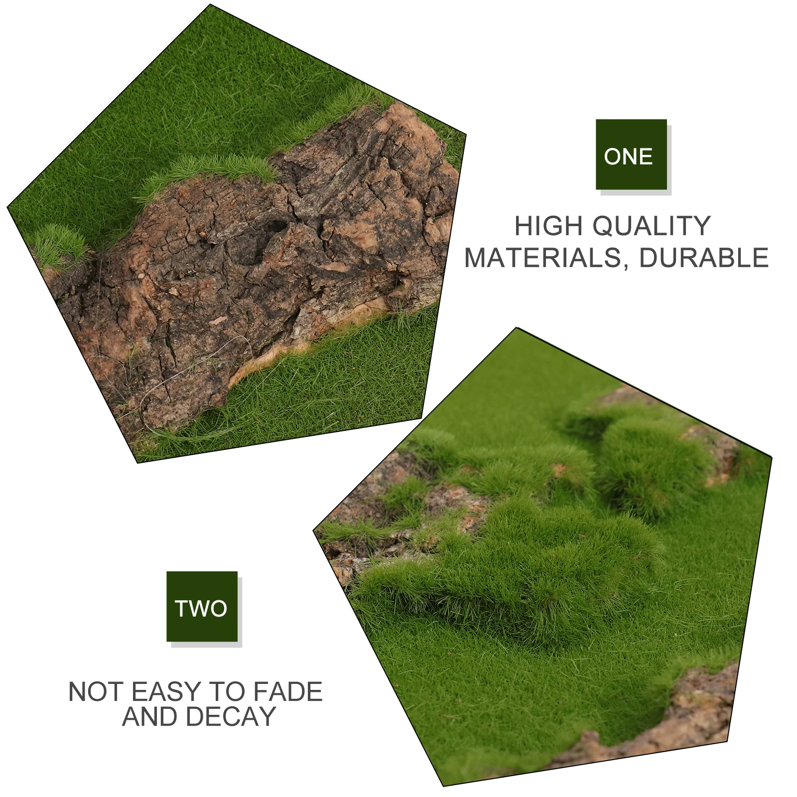 

1Set Artificial Decor Simulated Decorative Bark For Diy Garden Balcony Landscape Ornament Reusable Natural Plants