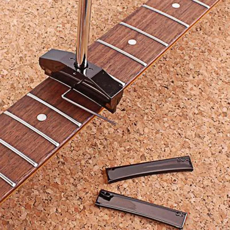 Guitar Fret Installation Tool Professional Fret Press Head Mounting Jig Fretboard Pressure Plate for Guitar Bass Repair