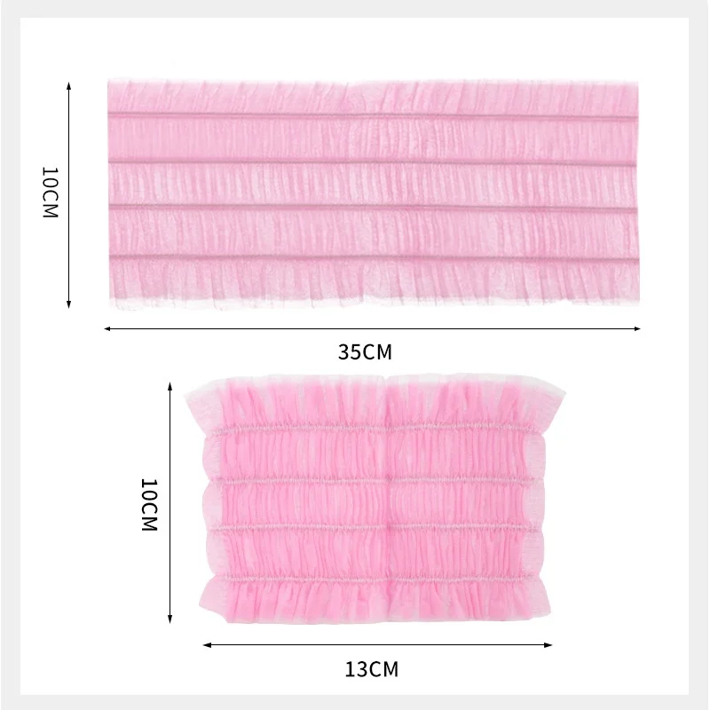 100 قطعة عصابات سبا القابل للتصرف لينة غير المنسوجة رباط شعر الوجه مطاطا الوجه أشرطة رأس القماش تمتد العناية بالبشرة غسل أدوات